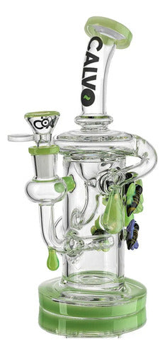 Bong Reciclador Abeja Calvo Glass Color Verde