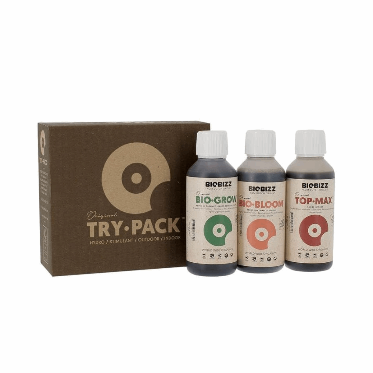 Trypack BioBizz Indoor 250ml - Jhon Daime