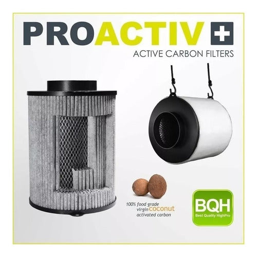 Filtro De Carbon Proactive 125mm (250m3h)