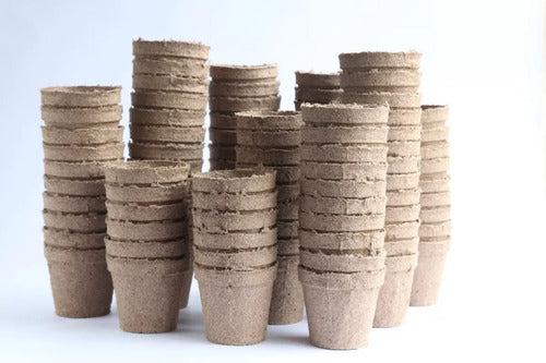 10 Macetas Turba Orgánica Biodegradables