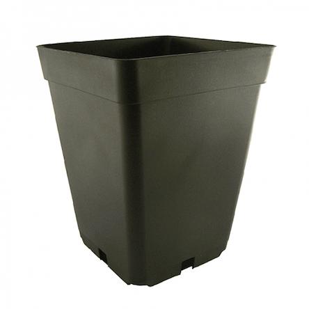 Maceta cuadrada negra 7Lt - Jhon Daime