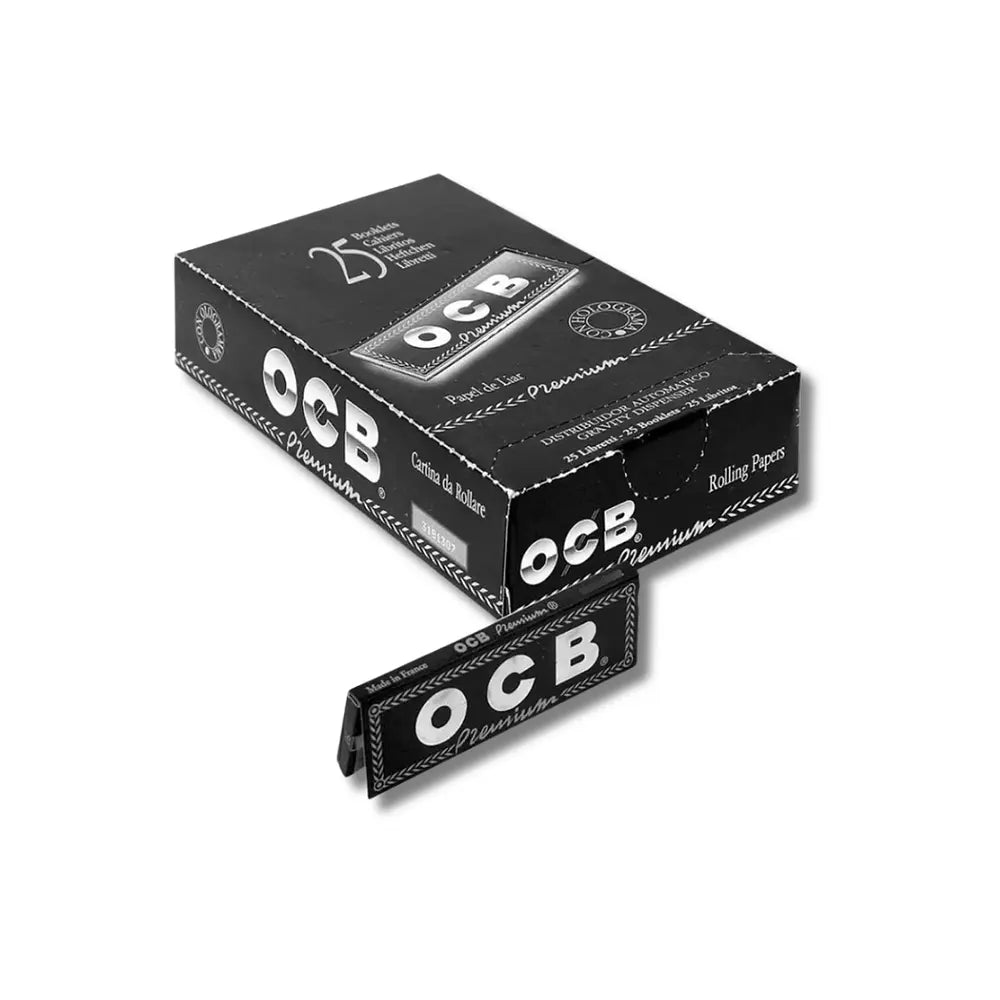 Papelillo Premium Negro 1.25 Display 25 Unidades - OCB