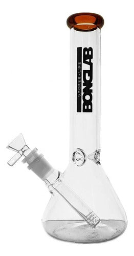 Bong Pyrex Bonglab Little Buchner Ks10 25cm Color Ambar