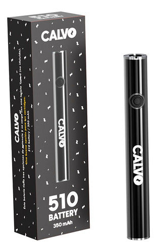 Vaporizador Batería Calvo - 350mah, Compatible Cartucho 510 Black Galaxy