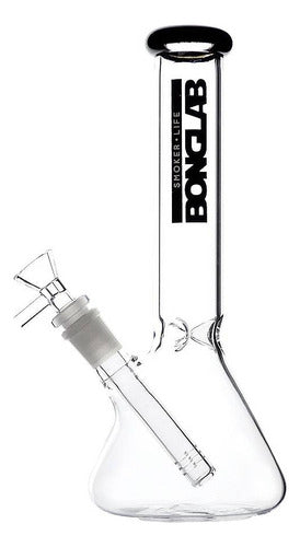 Bong Pyrex Bonglab Little Buchner Ks10 25cm Color Negro