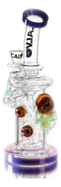 Bong Reciclador Ojos Calvo Glass Color Púrpura