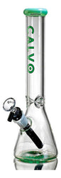 Bong Calvo Glass Beaker 25 Cm Pyrex Transparente Color Verde