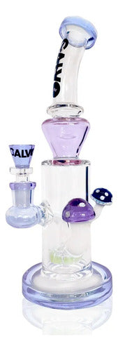 Favorite Fungus Dab Rig Calvo Glass Color Púrpura