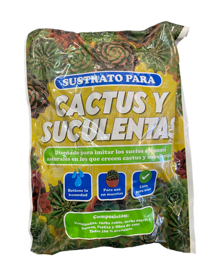 Sustrato para Suculentas y Cactus 2,5L