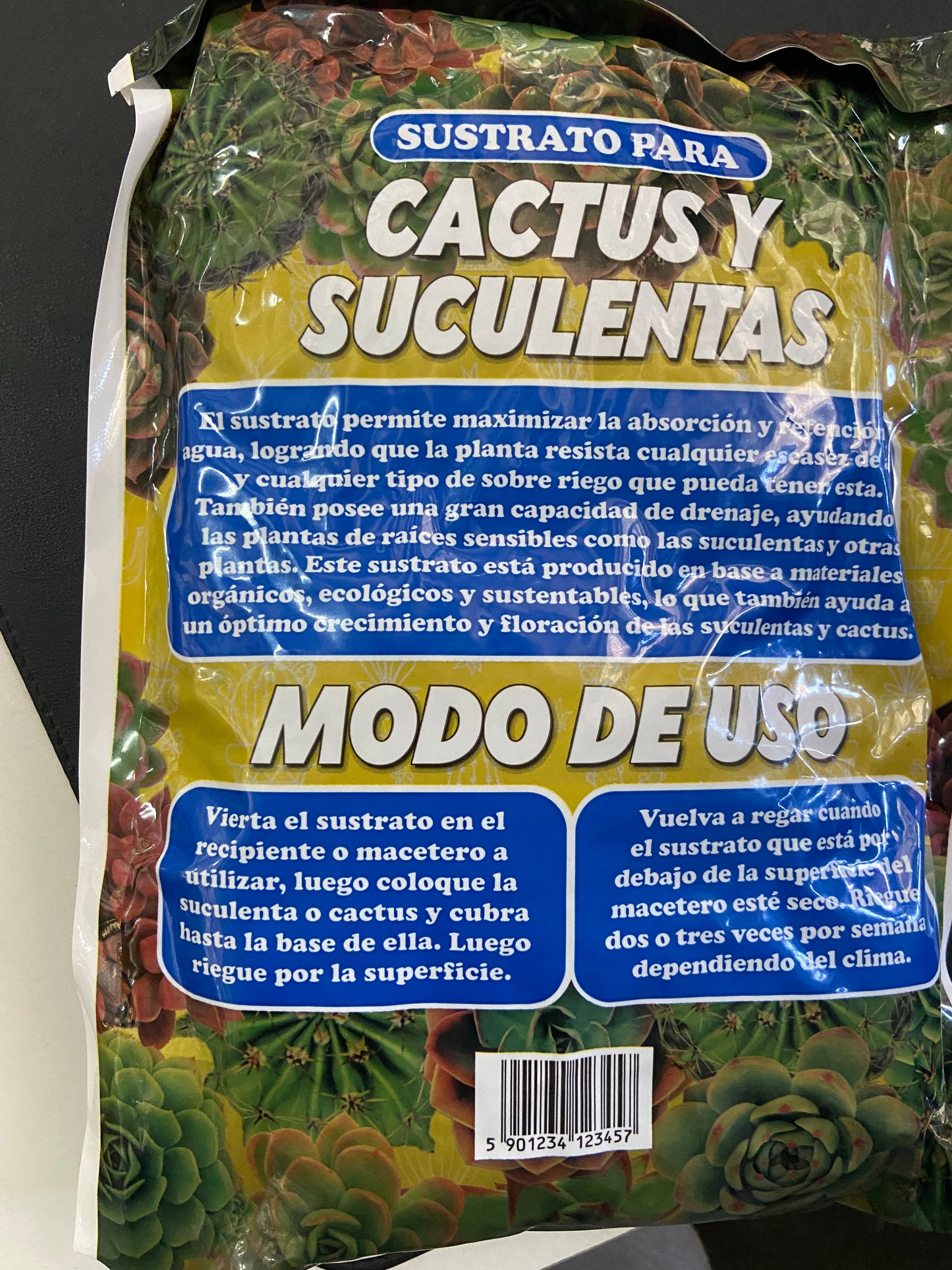 Sustrato para Suculentas y Cactus 2,5L