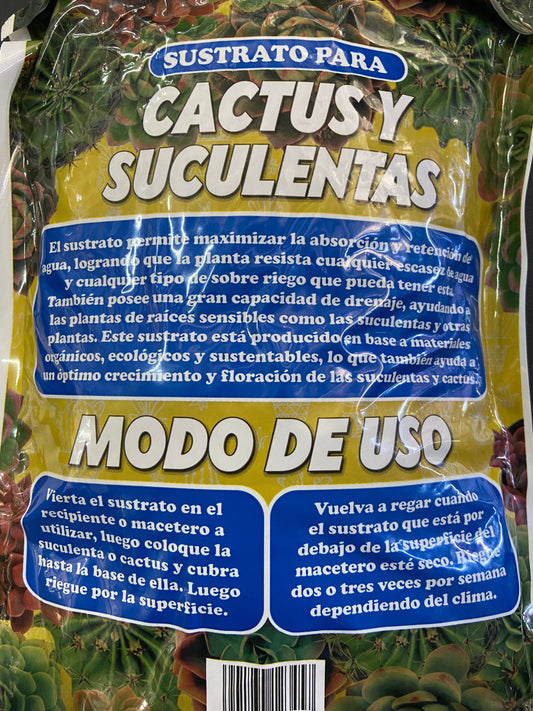 Sustrato para Suculentas y Cactus 2,5L