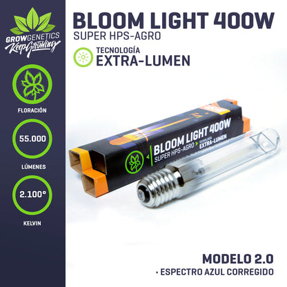 Ampolleta Grow & Bloom 400w