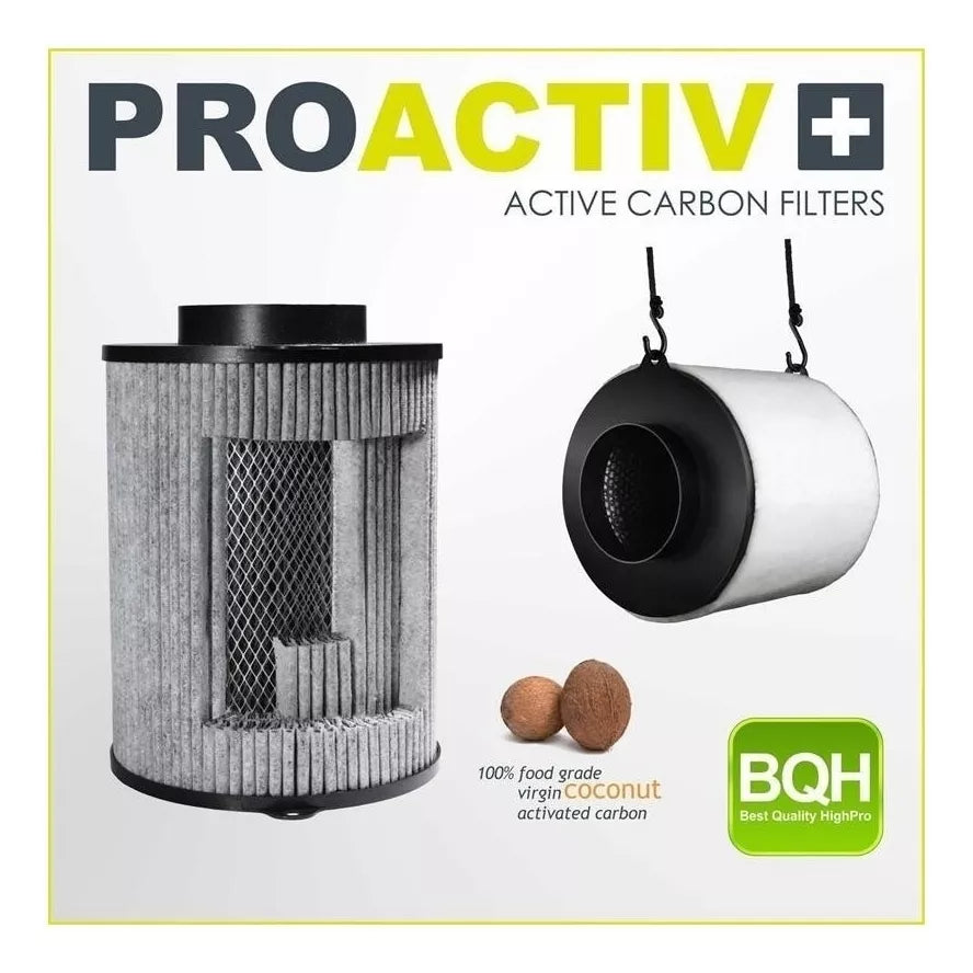 Filtro De Carbon Proactiv 100mm (250m3/h)